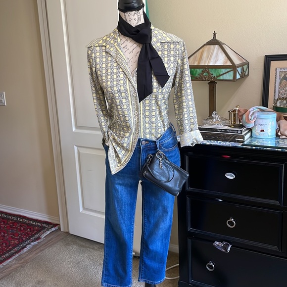 Hooper Associates Vintage Rope/Chain Link Blouse - Picture 10 of 10